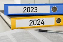Folders with the label 2023 and 2024