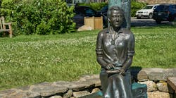 This statue of Rachel Carson author of "Silent Spring" 