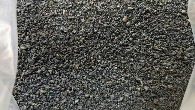 Pictured above is nickel matte, a nickel sulfide compound obtained from the pyrometallurgical process from laterite minerals. Nickel matte has a chemical composition of 78-80% Ni.