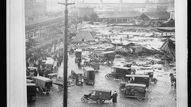 Boston, Mass. Boston molasses explosion