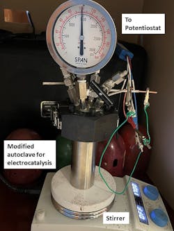 Figure 1. The LiMAS reaction set up at the University of Illinois Chicago. Figure 1. The LiMAS reaction set up at the University of Illinois Chicago.