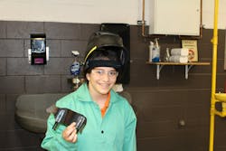 Amanda Joshi's daughter attended a two-week STEM camp where she found a passion for welding. Amanda Joshi's daughter attended a two-week STEM camp where she found a passion for welding.