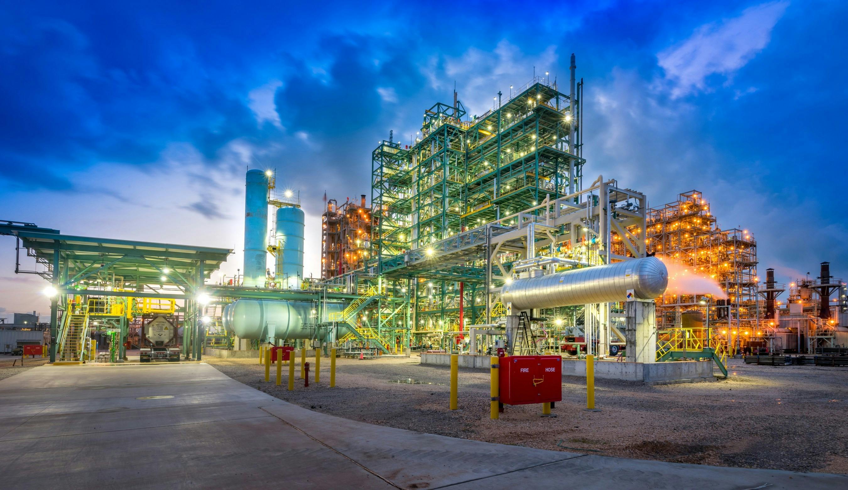 Honeywell's automotive refrigerants plant in Geismar, Louisiana.