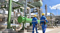 chemical industry plant workers