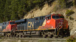 Canadian National train railway