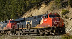 train Canadian National railway train Canadian National railway