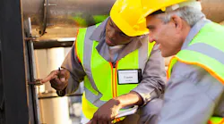 Young industrial worker
