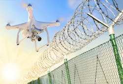 Drone and Security Fence Drone and Security Fence