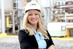 Christen Campbell, BASF’s North America energy and sustainable technologies and site development director. Christen Campbell, BASF’s North America energy and sustainable technologies and site development director.