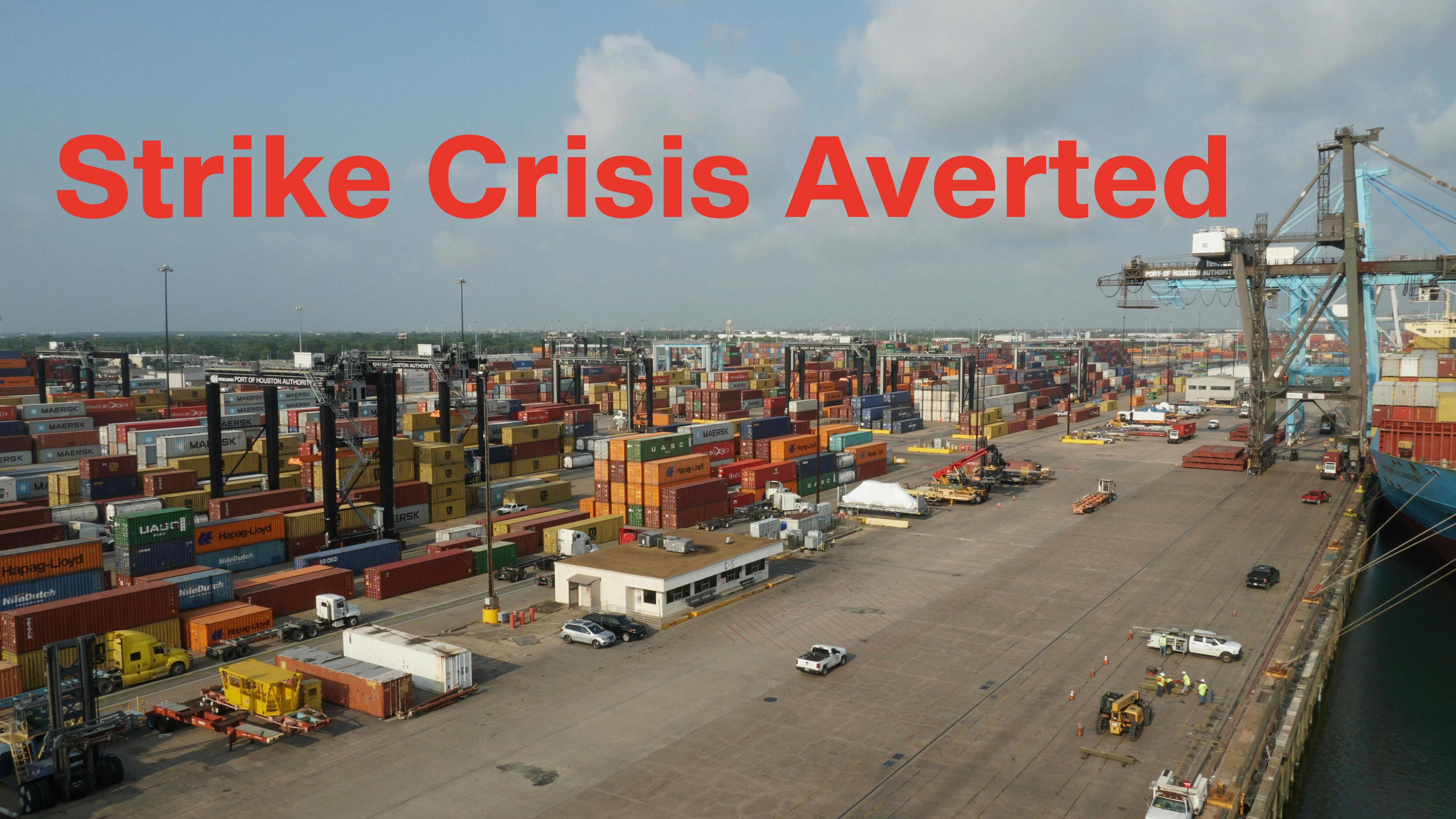 Strike Crisis Averted