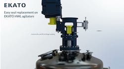 Fast and easy mechanical seal replacement - EKATO HWL-N Agitators Fast and easy mechanical seal replacement - EKATO HWL-N Agitators