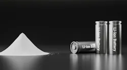 lithium-ion battery on black backgroun