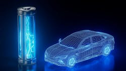 Battery renewable energy innovation EV lithium 3d illustration Battery renewable energy innovation EV lithium 3d illustration