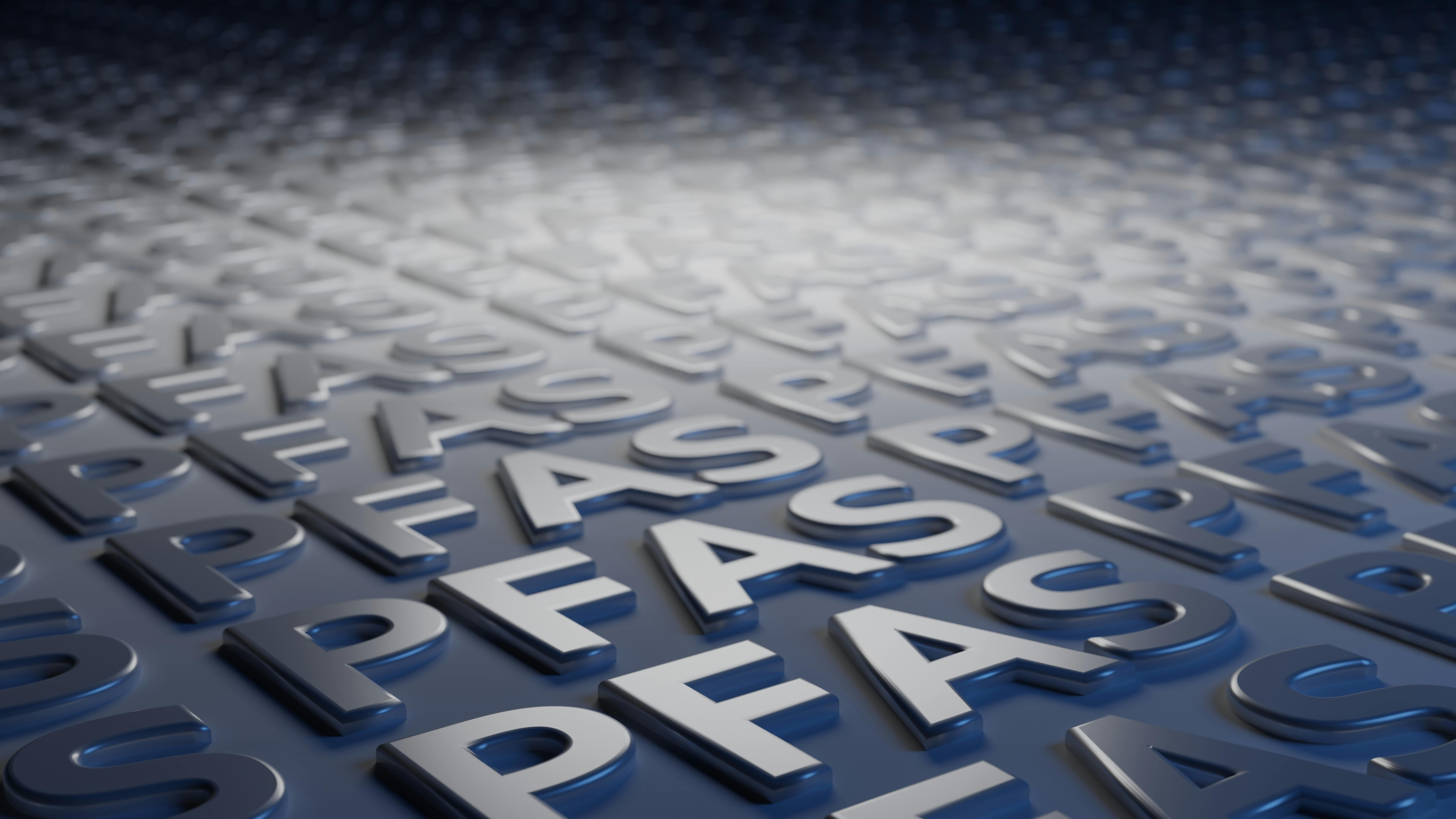 PFAS written across the background