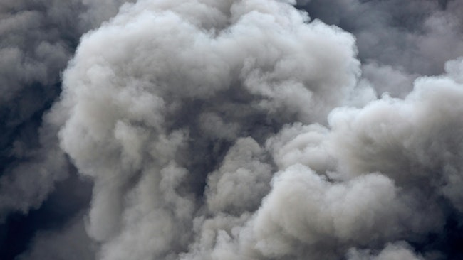 toxic smoke plume