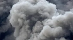 toxic smoke plume