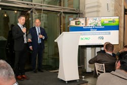 Andreas Eberharter at podium accepts award Andreas Eberharter at podium accepts award