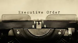 typewriter with text executive order