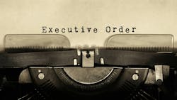 typewriter with text executive order typewriter with text executive order