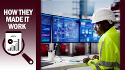 How They Made It Work: image shows operator monitoring automation systems How They Made It Work: image shows operator monitoring automation systems