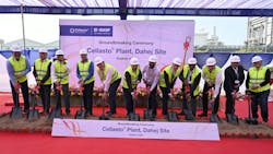 Cellasto Plant groundbreaking, Dehej India Cellasto Plant groundbreaking, Dehej India