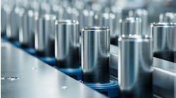 Close-up of High Capacity Battery on Conveyor Line Close-up of High Capacity Battery on Conveyor Line