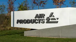 Air Products sign outside of the headquarters in Allentown, PA