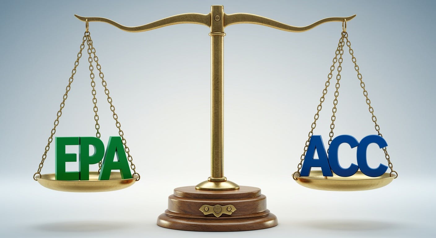 EPA, ACC on law scale