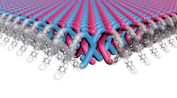mechanically interlocked material looks like chainmail and has Kevlar-like properties