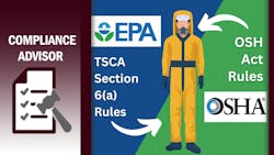 TSCA Section 6(a) Rules, OSH Act Rules, OSHA, EPA, Compliance Advisor TSCA Section 6(a) Rules, OSH Act Rules, OSHA, EPA, Compliance Advisor