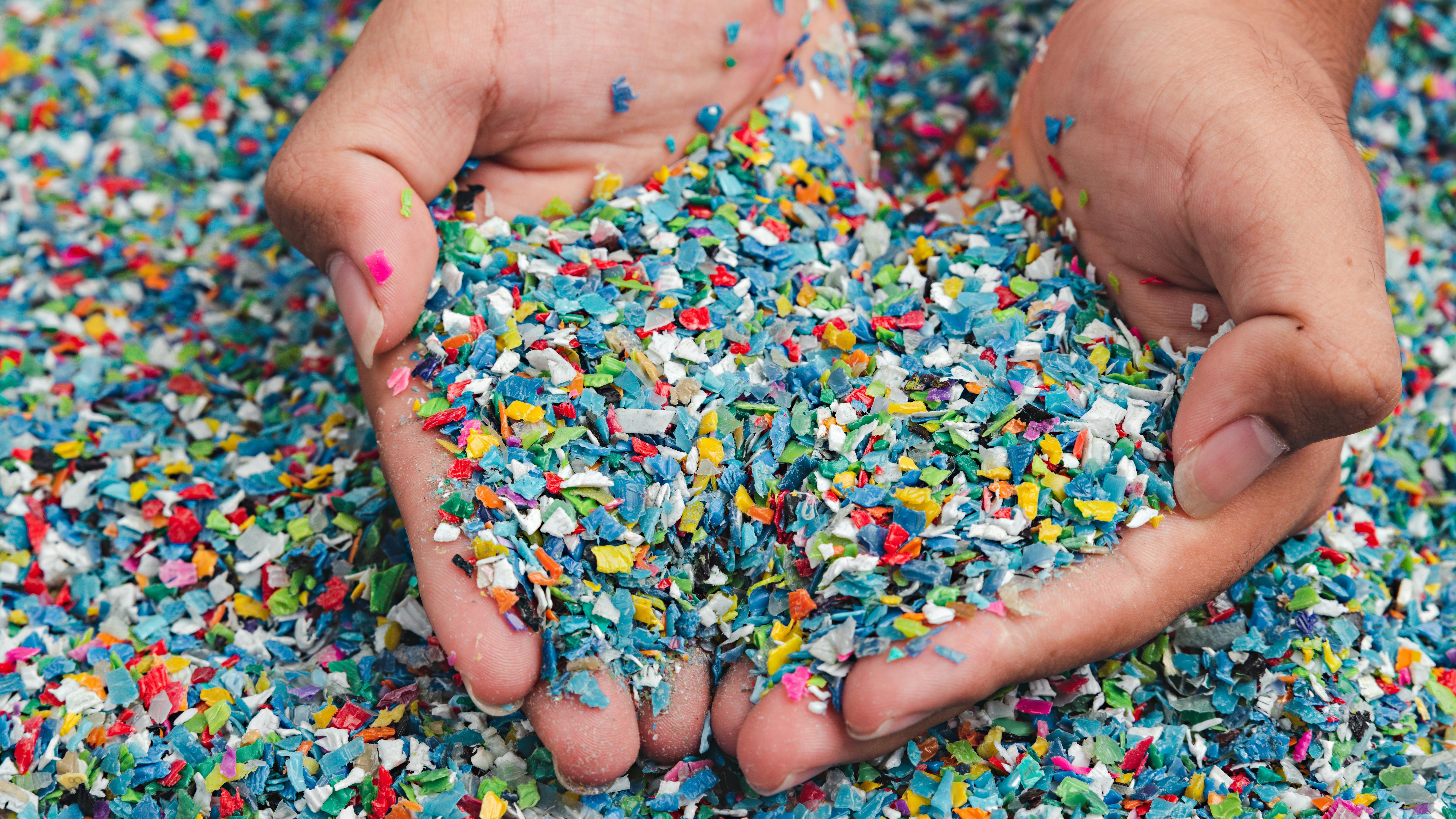 Produced from polymer plastic pellet factory