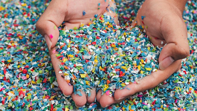 Produced from polymer plastic pellet factory