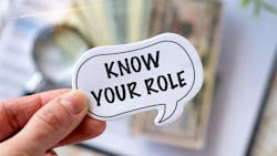 Know Your Role written on a memo stick in hand Know Your Role written on a memo stick in hand