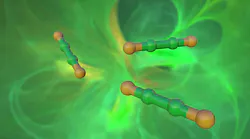 Molecular structure of acetylene