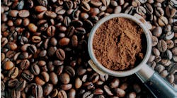 Coffee beans and grounds Coffee beans and grounds