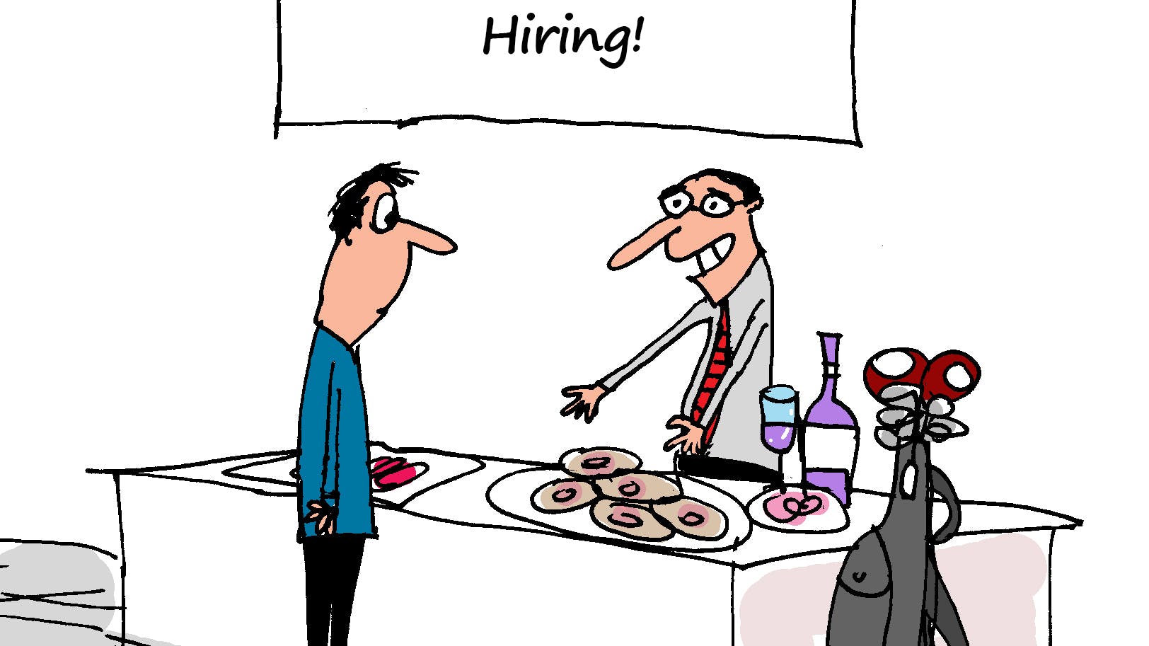 Comical Processing cartoon by Jerry King -- now hiring