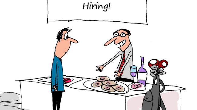 Comical Processing cartoon by Jerry King -- now hiring