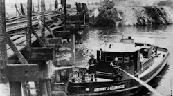Cuyahoga River fire in Cleveland, Ohio, 1969