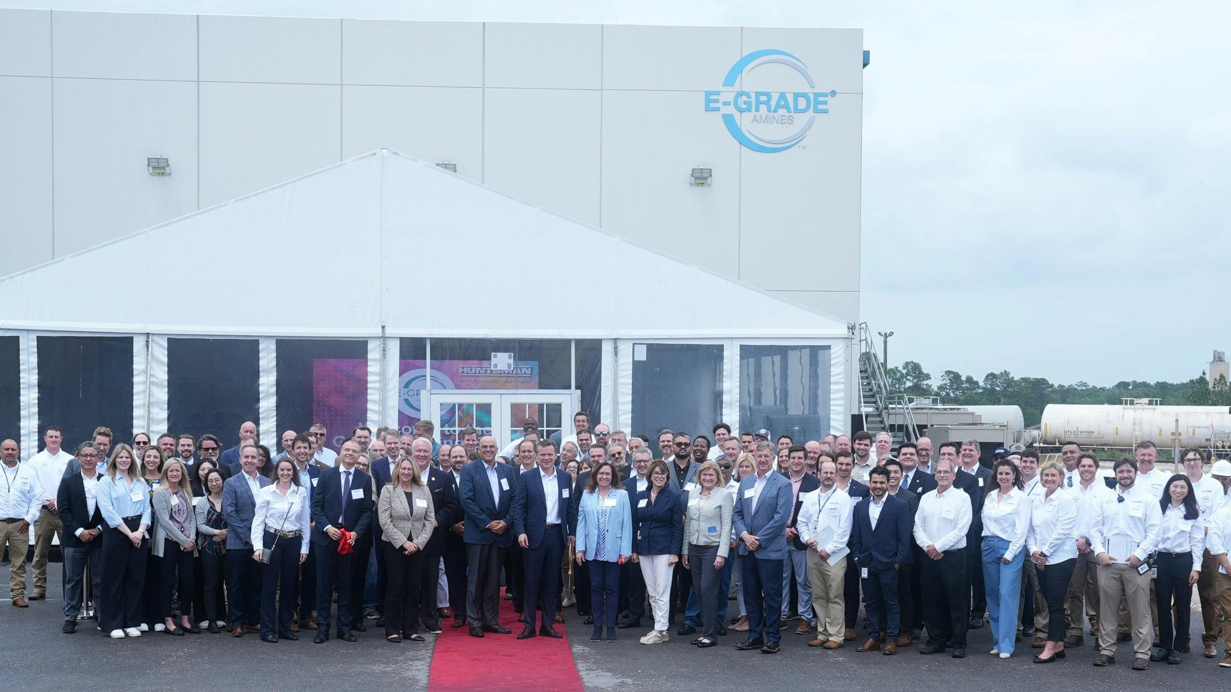 Huntsman E-GRADE amines at Conroe, Texas site