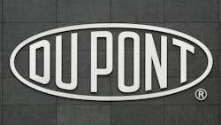 DuPont logo on a wall. DuPont logo on a wall.