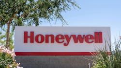 Honeywell sign Honeywell sign