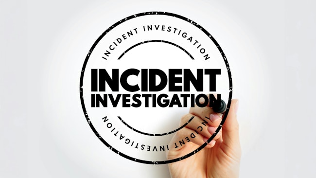 Incident Investigation black text stamp