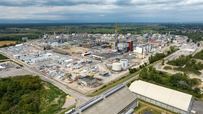 Aerial view Chalampé site