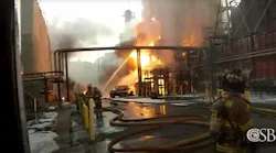 CSB video still shows firefighters tackling blaze at chemical plant