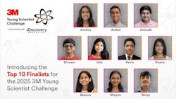 3M introduces the Top 10 finalists for the 2025 Young Scientist Challenge 3M introduces the Top 10 finalists for the 2025 Young Scientist Challenge
