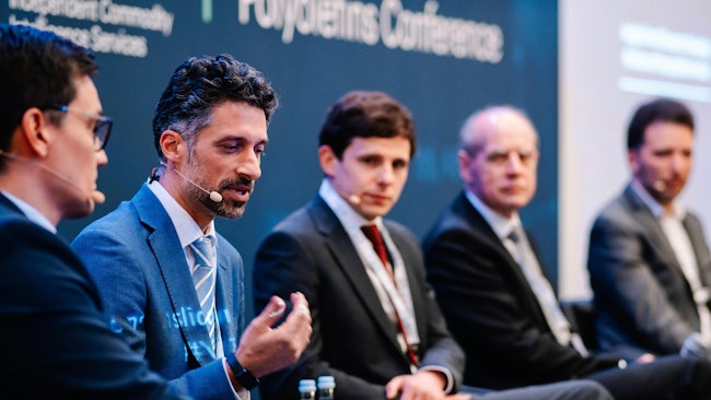 speakers on a panel at ICIS World Chemical Purchasing Conference