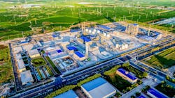 Shanghai Electric’s biomass-to-green methanol plant in China Shanghai Electric’s biomass-to-green methanol plant in China