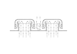 a side view model of a bubble cap a side view model of a bubble cap