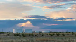 Permian basin oil field