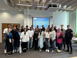 Fiona Erskine Macleod (center) with students from the Process Safety and Loss Prevention at the University of Sheffield in the School of Chemical, Materials and Biological Engineering. Fiona Erskine Macleod (center) with students from the Process Safety and Loss Prevention at the University of Sheffield in the School of Chemical, Materials and Biological Engineering.